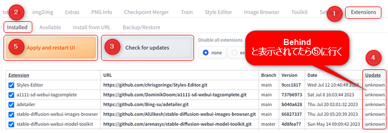StableDiffusion拡張機能